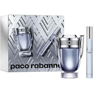 Coffret de parfum Invictus Paco Rabanne avec couverture argentée - Publicité Coffret de parfum Invictus Paco Rabanne avec couverture argentée - Publicité