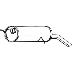 Bosal 190-511 Silenziatore posteriore - Silenziatore di scarico Bosal 190-511 Silenziatore posteriore - Silenziatore di scarico