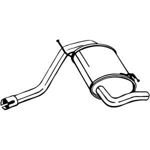 Bosal 200-113 Bakre ljuddämpare - Avgasdämpare Bosal 200-113 Bakre ljuddämpare - Avgasdämpare