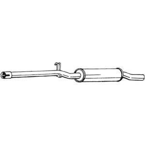 BOSAL 233-233 Silenziatore Intermedio - Exhaust Intermediate Muffler BOSAL 233-233 Silenziatore Intermedio - Exhaust Intermediate Muffler