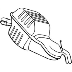 Bosal 235-001 Takasäleiksen äänenvaimennin - Äänenvaimennin Bosal 235-001 Takasäleiksen äänenvaimennin - Äänenvaimennin