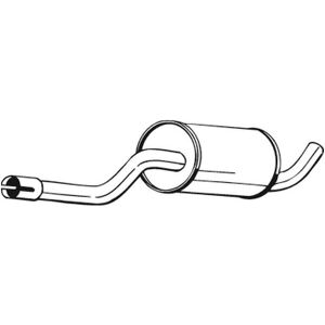 Bosal 235-259 Mellansilencer - muffler Bosal 235-259 Mellansilencer - muffler