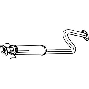 Silenzioso intermedio BOSAL 278-111 - Sistema di scarico Silenzioso intermedio BOSAL 278-111 - Sistema di scarico