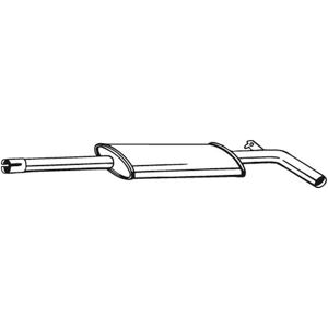 Bosal 278-611 Silencioso Intermedio - Sistema de escape Bosal 278-611 Silencioso Intermedio - Sistema de escape