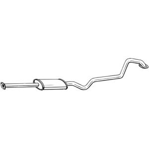 Silencioso intermedio Bosal 288-099 - exhaust silencer Silencioso intermedio Bosal 288-099 - exhaust silencer