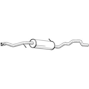 Bosal 288-305 Väliäänenvaimennin VW, Seat, Ford - Väliäänenvaimennin Bosal 288-305 Väliäänenvaimennin VW, Seat, Ford - Väliäänenvaimennin
