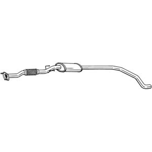 BOSAL 289-037 Välitilanjarru - Pakoputkisto BOSAL 289-037 Välitilanjarru - Pakoputkisto
