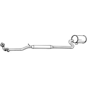 Silenzioso Intermedio Bosal 292-023 - Centrale per Daihatsu Silenzioso Intermedio Bosal 292-023 - Centrale per Daihatsu