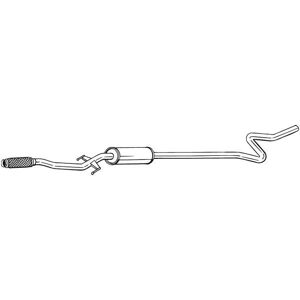 Silenziatore intermedio BOSAL 292-073 - Muffler di scarico Silenziatore intermedio BOSAL 292-073 - Muffler di scarico