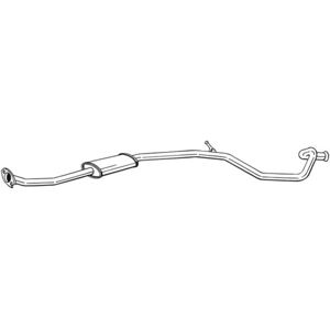 Bosal 293-403 Välillinen äänenvaimennin Peugeot 206 SW Bosal 293-403 Välillinen äänenvaimennin Peugeot 206 SW