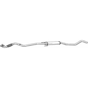 BOSAL Corsa/Tigra Äänieristimet - Keskus/Intermediaari BOSAL Corsa/Tigra Äänieristimet - Keskus/Intermediaari