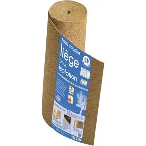 Rotolo isolante in sughero SDL - 2mm - Pannello isolamento muro/pavimento - 4m² Rotolo isolante in sughero SDL - 2mm - Pannello isolamento muro/pavimento - 4m²