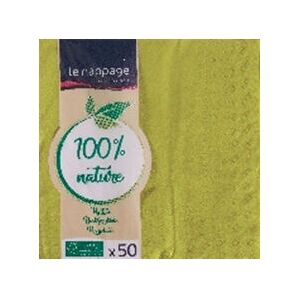 Le Nappage Serviettes en papier vertes - 50 pièces - Publicité Le Nappage Serviettes en papier vertes - 50 pièces - Publicité
