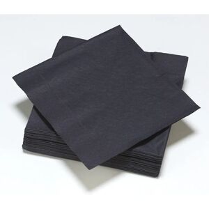 JPG - 33x33 cm - Noir - 50 - Serviettes de table jetables - Publicité JPG - 33x33 cm - Noir - 50 - Serviettes de table jetables - Publicité