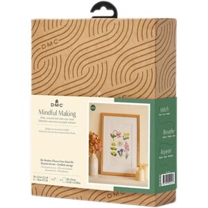 DMC Meadow Flowers Cross Stitch Kit - Craft Toy DMC Meadow Flowers Cross Stitch Kit - Craft Toy