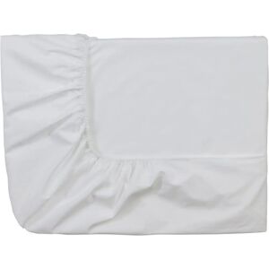 Essix Royal Line White Cotton Percale Fitted Sheet - Linen Essix Royal Line White Cotton Percale Fitted Sheet - Linen