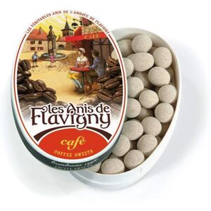 Les Anis de Flavigny Boîte Ovale - Bonbons - Publicité Les Anis de Flavigny Boîte Ovale - Bonbons - Publicité