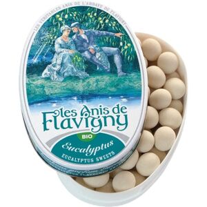 Les Anis de Flavigny Bio Eucalyptus Bonbons - Bonbon - Publicité Les Anis de Flavigny Bio Eucalyptus Bonbons - Bonbon - Publicité