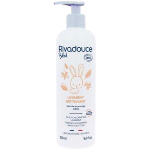 Rivadouce Liniment Bébé à l'huile organique et calcium 500 ml - Flacon-pompe - Publicité Rivadouce Liniment Bébé à l'huile organique et calcium 500 ml - Flacon-pompe - Publicité