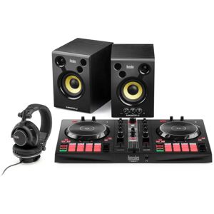Kit Hercules DJ Essentials - Contrôleur DJ, Enceintes, Casque Tout-en-un Kit Hercules DJ Essentials - Contrôleur DJ, Enceintes, Casque Tout-en-un