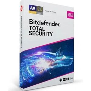 Bitdefender Total Security 2021 - Antivirus - 5 Appareils - 1 An - Publicité Bitdefender Total Security 2021 - Antivirus - 5 Appareils - 1 An - Publicité