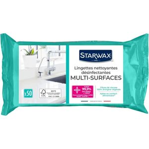 STARWAX Salviette Disinfettanti - Multiuso - 50 pz STARWAX Salviette Disinfettanti - Multiuso - 50 pz