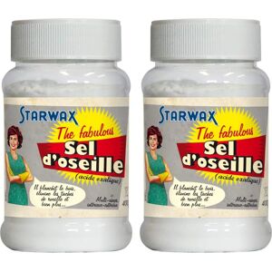 Sel d'oseille fabuleux Starwax 400G - paquet de 2 - Sel de nettoyage - Publicité Sel d'oseille fabuleux Starwax 400G - paquet de 2 - Sel de nettoyage - Publicité