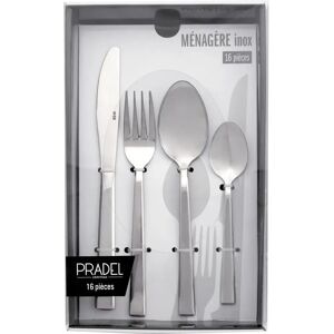 Zestaw sztućców PRADEL HERITAGE Szary 16 sztuk Zestaw sztućców PRADEL HERITAGE Szary 16 sztuk