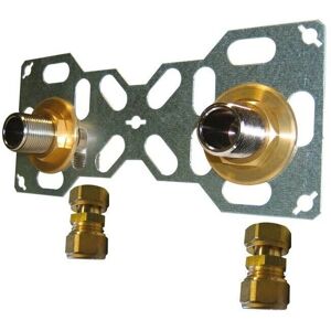 QUICK PLOMBERIE Double sortie mâle compression pour tube - Publicité QUICK PLOMBERIE Double sortie mâle compression pour tube - Publicité