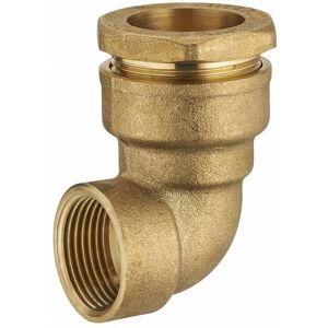 QUICK PLOMBERIE Codo in Ottone 3/4 con Compression D.25 - Raccordo Tubo QUICK PLOMBERIE Codo in Ottone 3/4 con Compression D.25 - Raccordo Tubo