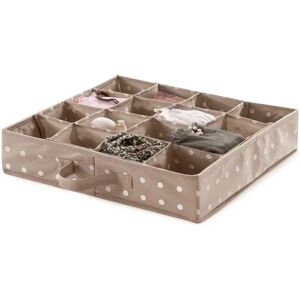 Organizzatore cassetti Compactor Marrone/Bianco - Serie Rivoli Organizzatore cassetti Compactor Marrone/Bianco - Serie Rivoli