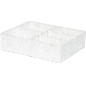 Organizador de Cajones Compactor - 5 Compartimentos - 32x25x8cm - Blanco Organizador de Cajones Compactor - 5 Compartimentos - 32x25x8cm - Blanco