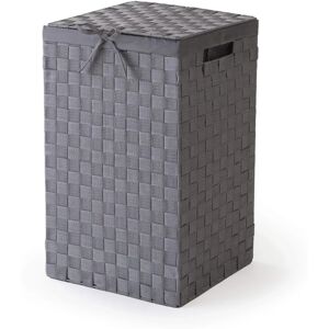 Compactor Wäschekorb Grau 30x30x50cm - Wäschekorb Compactor Wäschekorb Grau 30x30x50cm - Wäschekorb
