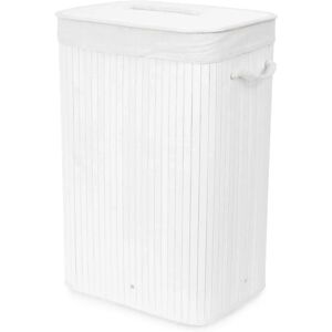 COMPACTOR Cesto de ropa plegable en bambú blanco - Almacenamiento COMPACTOR Cesto de ropa plegable en bambú blanco - Almacenamiento