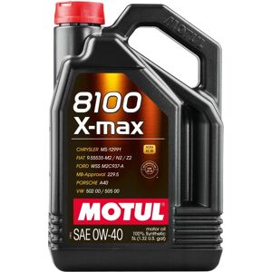 Motul 8100 X-MAX 0W-40 5I Motor Oil - Car Motul 8100 X-MAX 0W-40 5I Motor Oil - Car