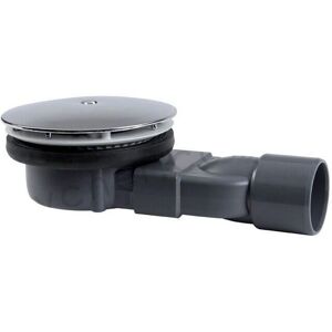 Wirquin Chrome ABS Shower Tray Siphon - 90mm, 24l/min Water Flow Wirquin Chrome ABS Shower Tray Siphon - 90mm, 24l/min Water Flow