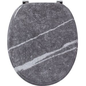 Couvercle de WC gris Wirquin 20720370 - Bois, Durable Couvercle de WC gris Wirquin 20720370 - Bois, Durable