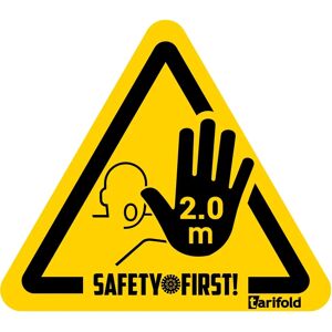 Tarifold Avviso di Sicurezza 'Safety First' - 150x170mm - Set da 4 Tarifold Avviso di Sicurezza 'Safety First' - 150x170mm - Set da 4