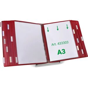 Tarifold A3 rot Sichttafelsystem - 30 Sichttafeln Tarifold A3 rot Sichttafelsystem - 30 Sichttafeln