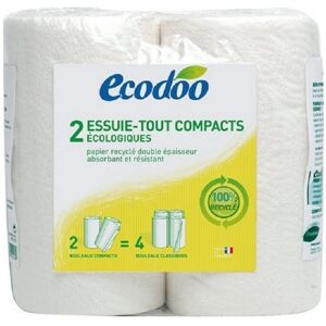 Ecodoo Papier de Cuisine Écologique Recyclé 2 Unités - Publicité Ecodoo Papier de Cuisine Écologique Recyclé 2 Unités - Publicité