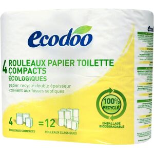 Papel Higiénico Ecodoo - 4 Rollos Reciclados Papel Higiénico Ecodoo - 4 Rollos Reciclados