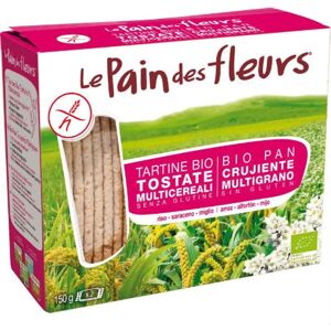 Le Pain des Fleurs Toasts Multigrains Bio Sans Gluten - 150 g - Publicité Le Pain des Fleurs Toasts Multigrains Bio Sans Gluten - 150 g - Publicité