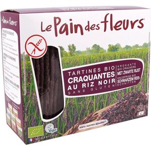 Crackers de riz noir Le Pain Des Fleurs – Bio, riche en magnésium, source de fibres - Publicité Crackers de riz noir Le Pain Des Fleurs – Bio, riche en magnésium, source de fibres - Publicité
