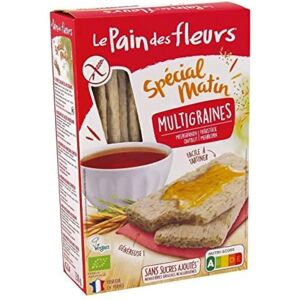 Tostadas Multicereales Orgánicas Le Pain des Fleurs - Sin Gluten, Vegano, 230g Tostadas Multicereales Orgánicas Le Pain des Fleurs - Sin Gluten, Vegano, 230g