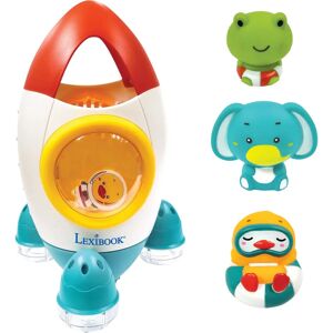 Lexibook Space Rocket Bath Toy Set with 3 Squeezable Animals - Bath Type Lexibook Space Rocket Bath Toy Set with 3 Squeezable Animals - Bath Type