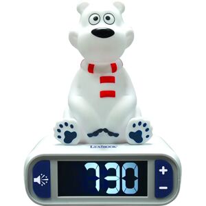 Lexibook Polar Bear 3D Alarm Clock - Night Light - Kids & Adults Lexibook Polar Bear 3D Alarm Clock - Night Light - Kids & Adults