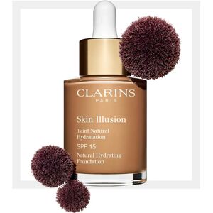 Clarins Skin Illusion Liquid Foundation - Nude Skin - 30mL Clarins Skin Illusion Liquid Foundation - Nude Skin - 30mL
