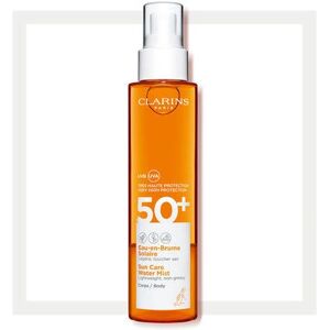 Clarins Sonnenschutz Wasser Spray SPF 50+ - Leichte, Recycelte Verpackung Clarins Sonnenschutz Wasser Spray SPF 50+ - Leichte, Recycelte Verpackung