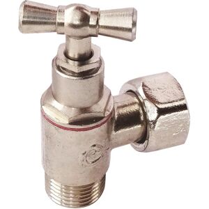 SOMATHERM FOR YOU WC shut-off valve nickel finish - 12/17 - angle type SOMATHERM FOR YOU WC shut-off valve nickel finish - 12/17 - angle type