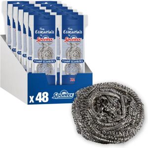 Spontex Essentials Tough Scourers - Pack of 48 Spontex Essentials Tough Scourers - Pack of 48